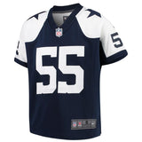 Leighton Vander #55 Esch Dallas Cowboys Youth Navy/White Alternate Game Jersey