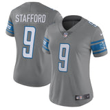 Matthew Stafford #9 Detroit Lions Women's Steel 2017 Color Rush Limited Jersey