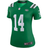 Sam Darnold #14 New York Jets Women's Green Color Rush Legend Jersey