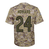 Jordan Howard #24 Chicago Bears Youth Camo Salute to Service Game Jersey