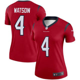 Deshaun Watson #4 Houston Texans Women's Red Legend Jersey