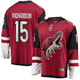 Fanatics Branded Brad Richardson Arizona Coyotes Garnet Breakaway Player Jersey