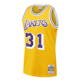 Kurt Rambis #31 Los Angeles Lakers Gold 1984-85 Hardwood Classics Mens Swingman Jersey