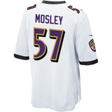 C.J. Mosley #57 Baltimore Ravens Youth White/Black/Purple Game Jersey