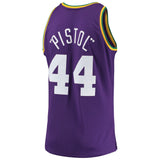 Pete Maravich #44 Utah Jazz Purple Mens Swingman Jersey