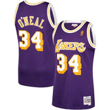 Shaquille O'Neal #34 Los Angeles Lakers 1996-97 Hardwood Classics Mens Swingman Jersey