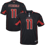 Larry Fitzgerald #11 Arizona Cardinals Youth Black Color Rush Game Jersey
