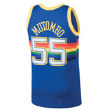 Dikembe Mutombo #55 Denver Nuggets 1991-92 Hardwood Classics Mens Swingman Jersey