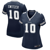 Ryan Switzer #10 Dallas Cowboys Women's Navy Game Jersey
