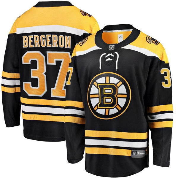 Fanatics Branded Patrice Bergeron Boston Bruins Black Breakaway Player Jersey