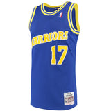 Chris Mullin #17 Golden State Warriors Royal 1993-94 Hardwood Classics Mens Swingman Jersey