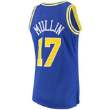 Chris Mullin #17 Golden State Warriors Royal 1993-94 Hardwood Classics Mens Swingman Jersey