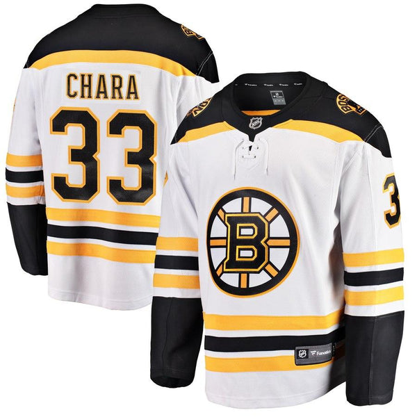 Zdeno Chara Boston Bruins White Away Breakaway Player Jersey