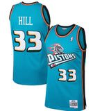 Grant Hill #33 Detroit Pistons 1998-99 Hardwood Classics Mens Swingman Jersey