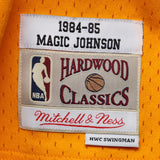 Magic Johnson #32 Los Angeles Lakers 1984-85 Hardwood Classics Mens Swingman Jersey