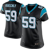 Luke Kuechly #59 Carolina Panthers Women's Black Limited Jersey