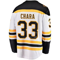 Zdeno Chara Boston Bruins White Away Breakaway Player Jersey