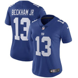 Odell Beckham Jr #13 New York Giants Women's Royal Vapor Untouchable Limited Player Jersey