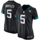 Blake Bortles #5 Jacksonville Jaguars Women's Black New 2018 Game Jersey