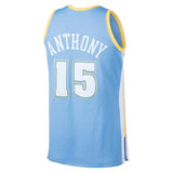 Carmelo Anthony #15 Denver Nuggets Light Blue 2003-04 Hardwood Classics Mens Swingman Jersey