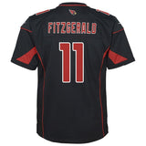 Larry Fitzgerald #11 Arizona Cardinals Youth Black Color Rush Game Jersey