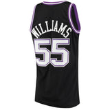 Jason Williams #55 Sacramento Kings Black 2000-01 Hardwood Classics Mens Swingman Jersey
