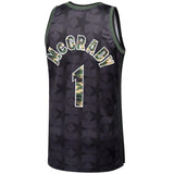 Tracy McGrady #1 Orlando Magic Black 2000-01 Straight Fire Camo Mens Swingman Jersey