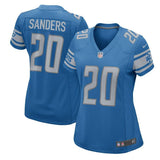 Barry Sanders #20 Detroit Lions Women's Blue 2017 Retired Player Game Jersey
