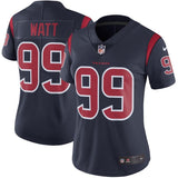 J.J. Watt #99 Houston Texans Women's Navy Color Rush Limited Jersey