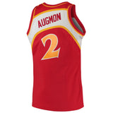 Stacey Augmon #2 Atlanta Hawks Red 1991-92 Hardwood Classics Mens Swingman Jersey