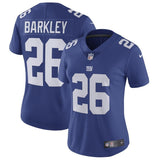 Saquon Barkley #26 New York Giants Women's Royal Vapor Untouchable Limited Jersey