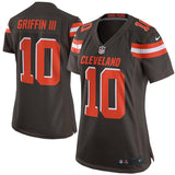 Robert Griffin III #10 Cleveland Browns Women's Brown Game Jersey
