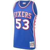 Darryl Dawkins #53 Philadelphia 76ers Royal 1976-77 Hardwood Classics Mens Swingman Jersey