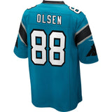 Greg Olsen #8 Carolina Panthers Youth White/Black/Blue Game Jersey