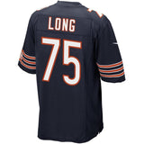 Kyle Long #75 Chicago Bears Youth Navy Blue Team Color Game Jersey