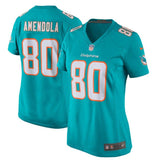 Danny Amendola #80 Miami Dolphins Women's Aqua New 2018 Game Jersey