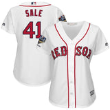 Chris Sale #41 Boston Red Sox Women's White 2018 World Series Champions