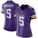 Teddy Bridgewater #5 Minnesota Vikings Women's Purple Limited Jersey