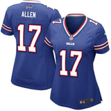 Josh Allen #17 Buffalo Bills Women's Royal Game Jersey