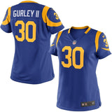 Todd Gurley II #30 Los Angeles Rams Women's Royal Game Jersey