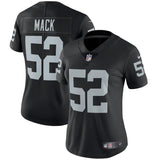 Khalil Mack #52 Oakland Raiders Women's Black Vapor Untouchable Limited Player Jersey