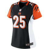 Giovani Bernard #25 Cincinnati Bengals Women's Black Limited Jersey