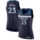 Jimmy Butler #23 Minnesota Timberwolves Women's Navy - Icon Edition
