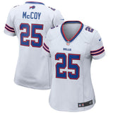 LeSean McCoy #25 Buffalo Bills Women's White Game Jersey