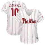 JT Realmuto #10 Philadelphia Phillies Women's White Home Cool Base Player