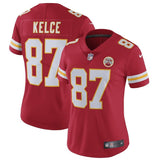Travis Kelce #87 Kansas City Chiefs Women's Red Vapor Untouchable Limited Jersey