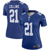 Landon Collins #21 New York Giants Women's Royal Legend Jersey