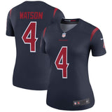 Deshaun Watson #4 Houston Texans Women's Navy Color Rush Legend Jersey