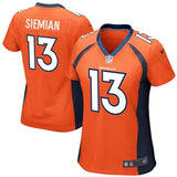 Trevor Siemian #13 Denver Broncos Women's Orange Game Jersey
