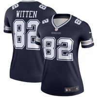 Jason Witten #82 Dallas Cowboys Women's Navy Legend Jersey